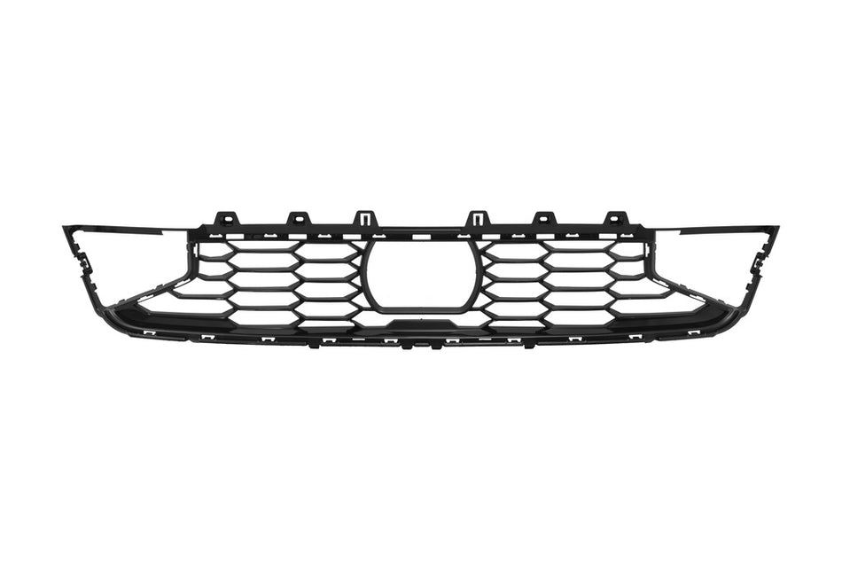 Griglia Paraurti Anteriore-Centrale-Nera-Lucida-Con Foro Cruise Control Per Bmw 3 Series - G20/g21 M-Sport Lci (BM3512130)