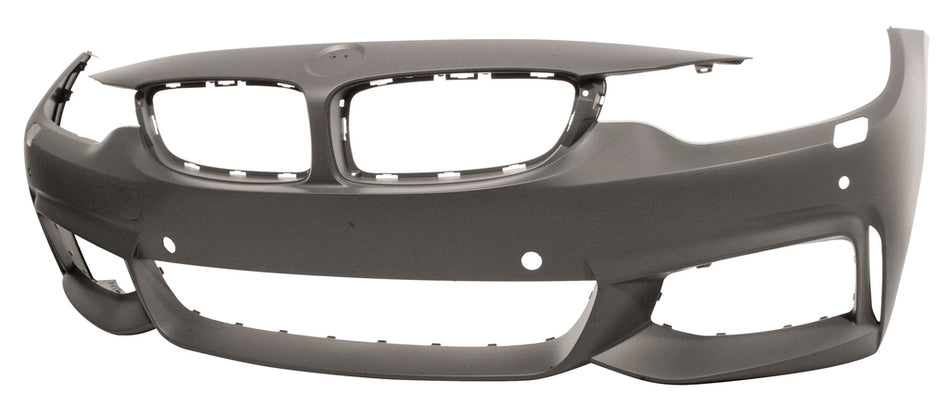 Paraurti Anteriore-Con Primer-Con Tappo Coprigancio-Con Fori Pdc+supporti-Con Fori Lavafari Per Bmw 4 Series - F32/f33 - Coupe/cabrio - M-Tech (BM4001011)