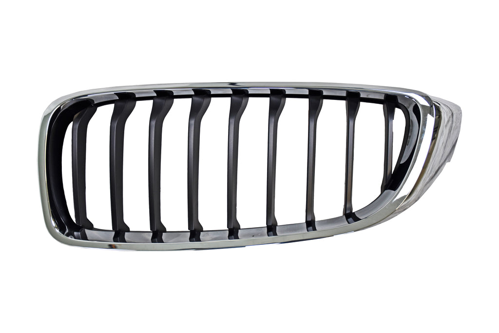 Griglia Radiatore Sinistra-Nera-Con Cornice Cromata Per Bmw 4 Series - F32/f33 - Coupe/cabrio - M-Tech (BM4002014)