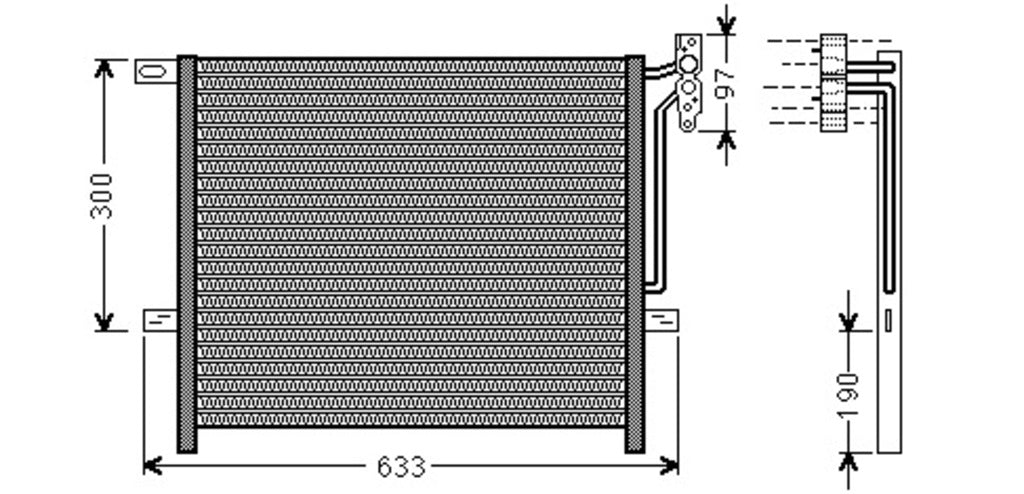 Condensatore Per Bmw X3 - E83 (BM802C001)