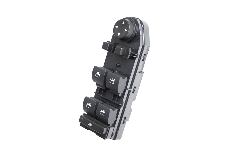 Pulsantiera Alzacristallo Porta Anteriore Sinistra-Nera-4 Interruttori-Con Funzione Chiusura Retrovisori-4 Pins Per Bmw X3 - E83 (BM802WS04)