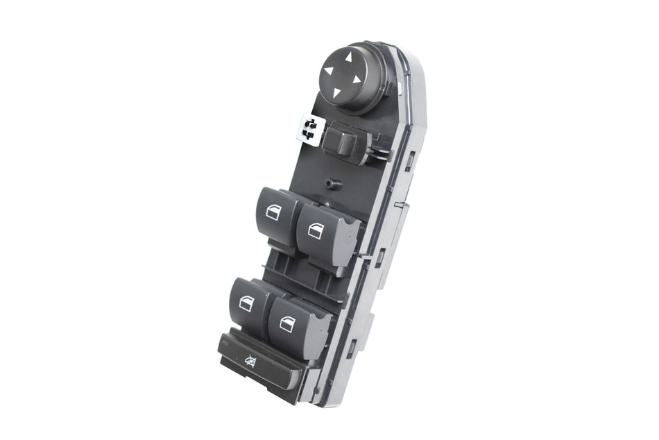 Pulsantiera Alzacristallo Porta Anteriore Sinistra-Nera-4 Interruttori-Senza Funzione Chiusura Retrovisori-4 Pins Per Bmw X3 - E83 (BM802WS14)