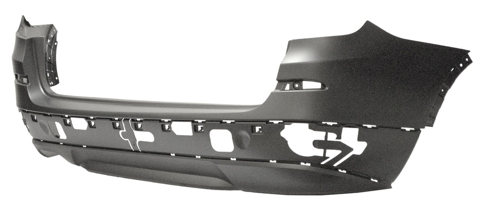 Paraurti Posteriore-Con Primer-Con Scarico Doppio A Sinistra Per Bmw X3 - F25 (BM8041051)