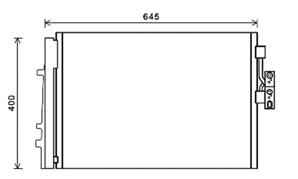 Condensatore Per Bmw X3 - F25 (BM804C002)