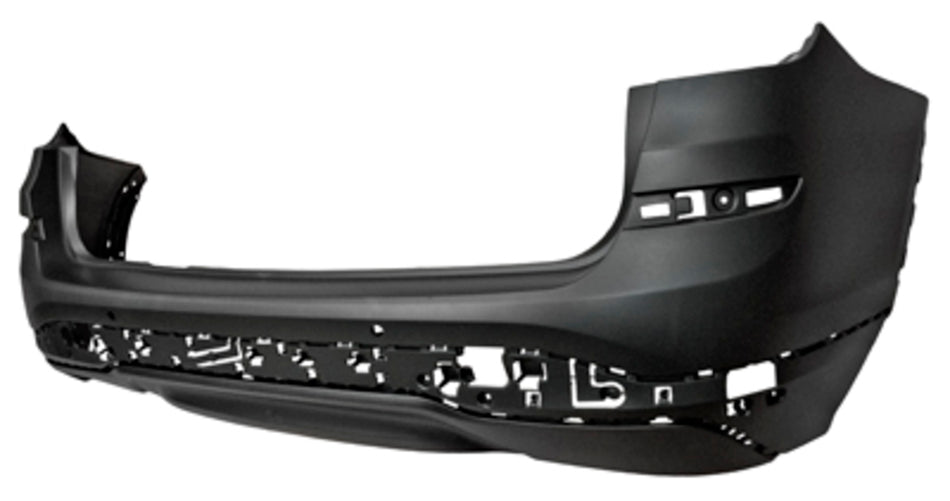 Paraurti Posteriore-Con Primer-Con Fori Pdc+supporti-Con Fori Modanatura-Con Scarico Doppio A Sinistra Mod. X-Line Per Bmw X3 - F25 Lci (BM8061081)