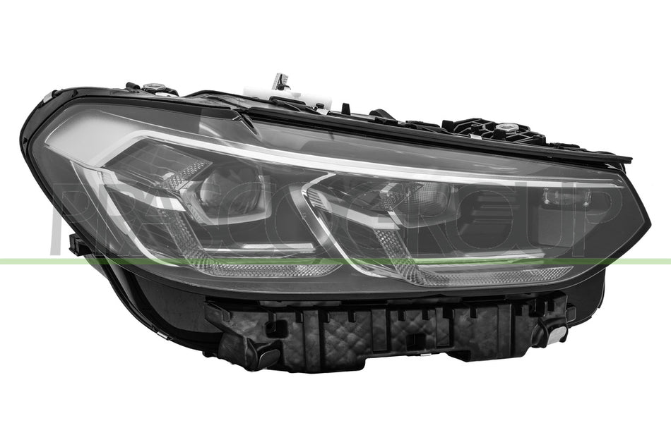 Faro Proiettore Destro Elettrico con Motore senza Centralina Cromato LED Versione A.l. Per Bmw X3 G01 dal 2021 al 2024 (BM8104913)