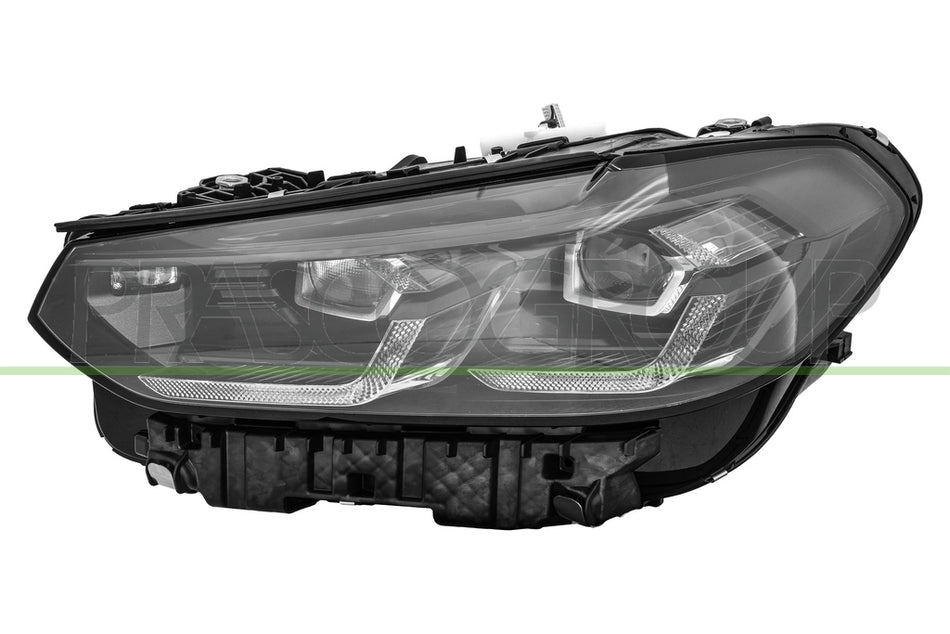 Faro Proiettore Sinistro Elettrico con Motore senza Centralina Nero LED Versione A.l. Per Bmw X3 G01 dal 2021 al 2024 (BM8104924)