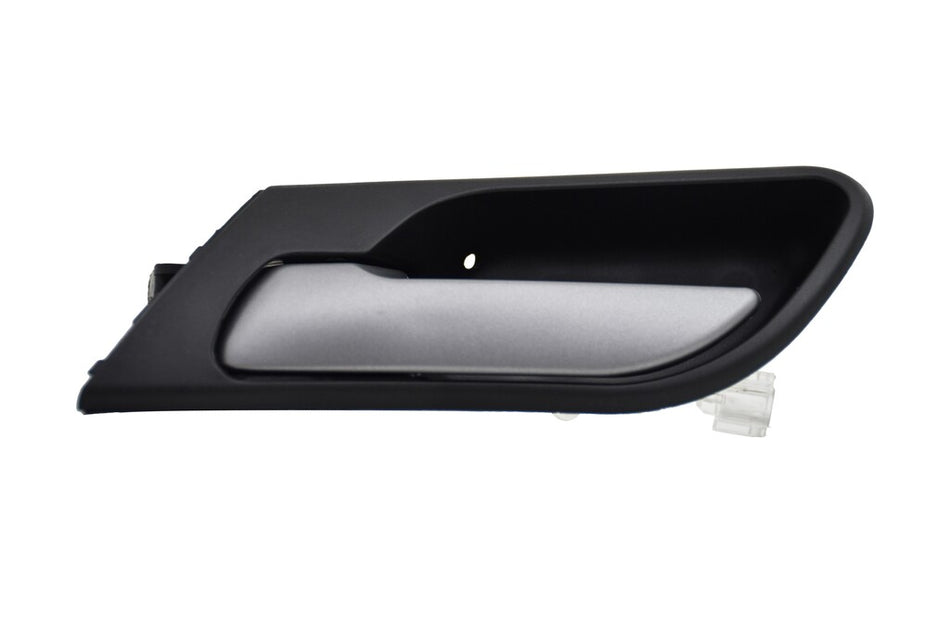 Maniglia Anteriore Sinistra-Interna-Con Leva Argento Scuro-Mostrina Nera Per Bmw X5 - E53 (BM8208412)
