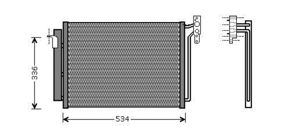 Condensatore Per Bmw X5 - E53 (BM820C001)