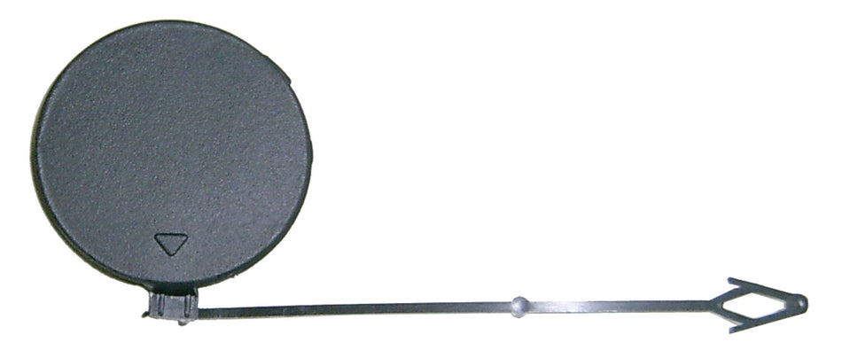 Tappo Copri Gancio Traino Sinistro Paraurti Anteriore-Nero-Goffrato Per Bmw X5 - E70 (BM8221238)