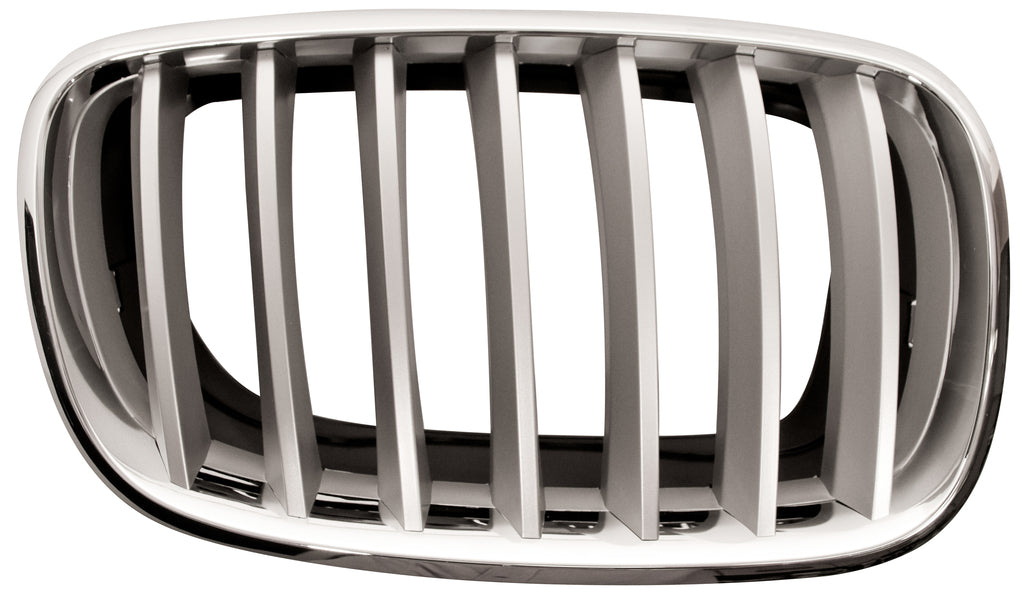 Griglia Radiatore Destra-Cromata-Titanio Per Bmw X5 - E70 (BM8222013)