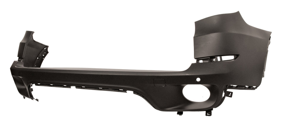 Paraurti Posteriore-Con Primer-Con Scarico Doppio-Rotondo-Con Fori Pdc+supporti-Con Tappo Copri Gancio Traino Per Bmw X5 - E70n (BM8241061)