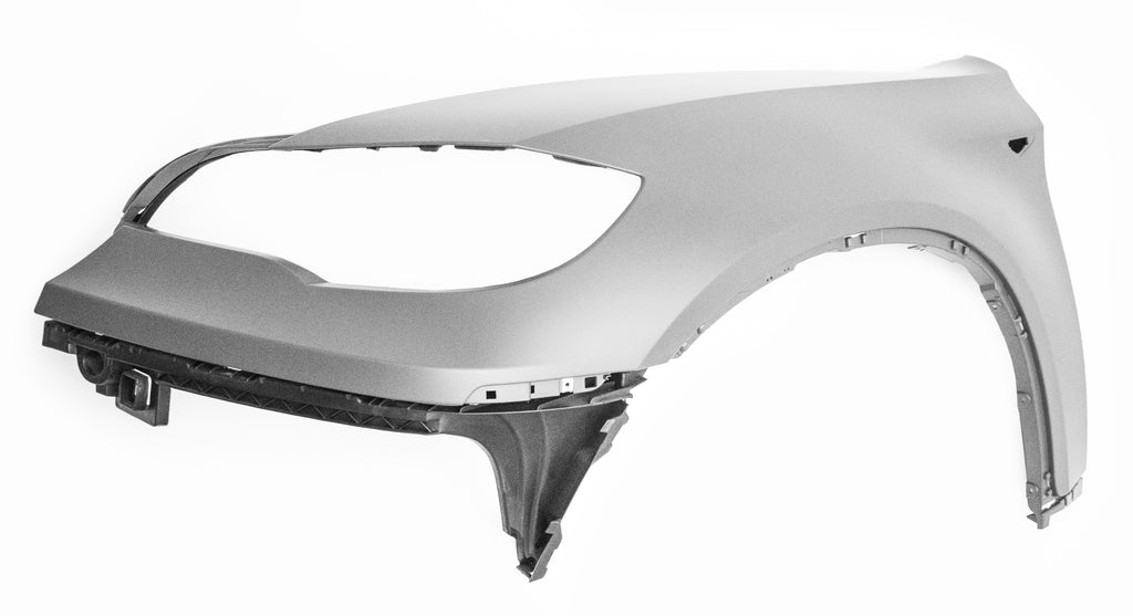 Parafango Anteriore Sinistro-Plastica-Con Primer-Con Foro Lucciola-Con Tracce Lavafaro Per Bmw X6 - E71 (BM8403004)