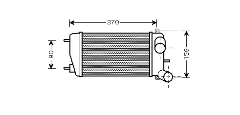 Intercooler Per Citroen C2 (CI304N001)