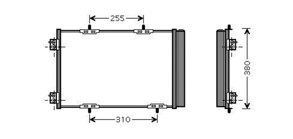 Condensatore Per Citroen C2 (CI305C003)
