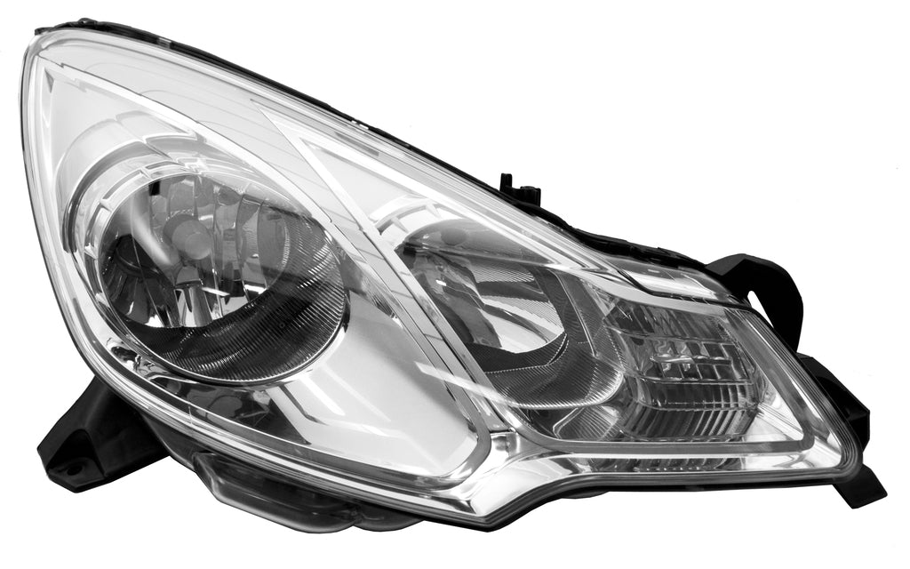 Proiettore Destro H1+h7-Elettrico-Cromato-Con Motore Per Citroen C3 (CI3244903)