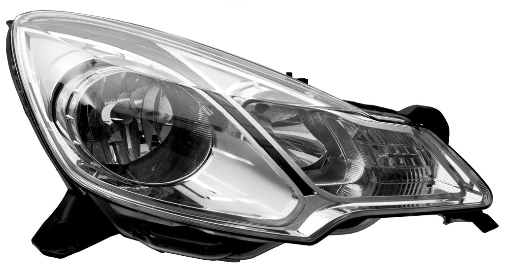 Proiettore Destro H1+h7-Elettrico-Con Motore-Nero Per Citroen Ds3 (CI3254903)