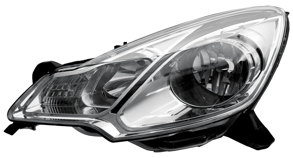Proiettore Sinistro H1+h7-Elettrico-Con Motore-Nero Per Citroen Ds3 (CI3254904)
