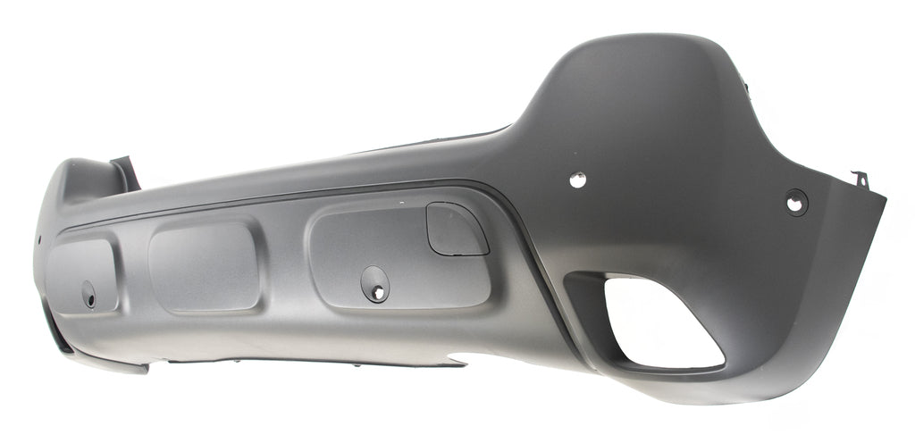 Paraurti Posteriore-Nero-Goffrato-Con Fori Pdc E Fori Park Assist+supporti Per Citroen C3 Aircross (CI3301061)