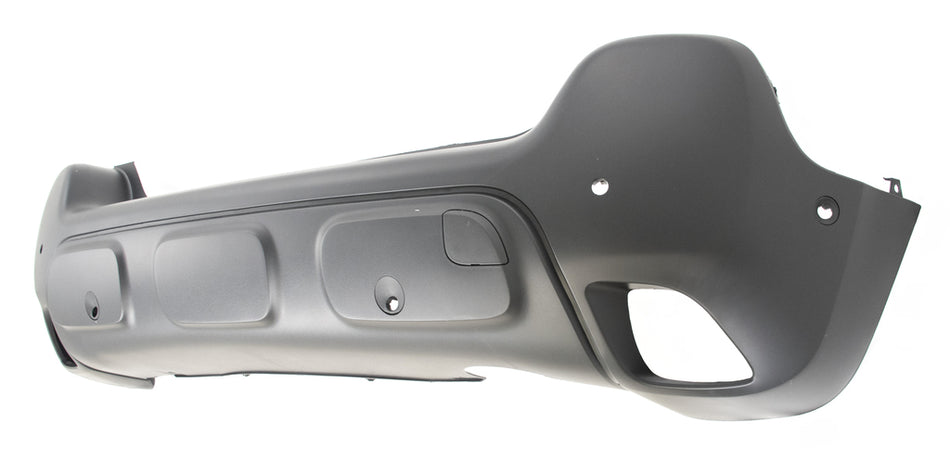 Paraurti Posteriore-Nero-Goffrato-Con Fori Pdc E Fori Park Assist+supporti Per Citroen C3 Aircross (CI3301061)