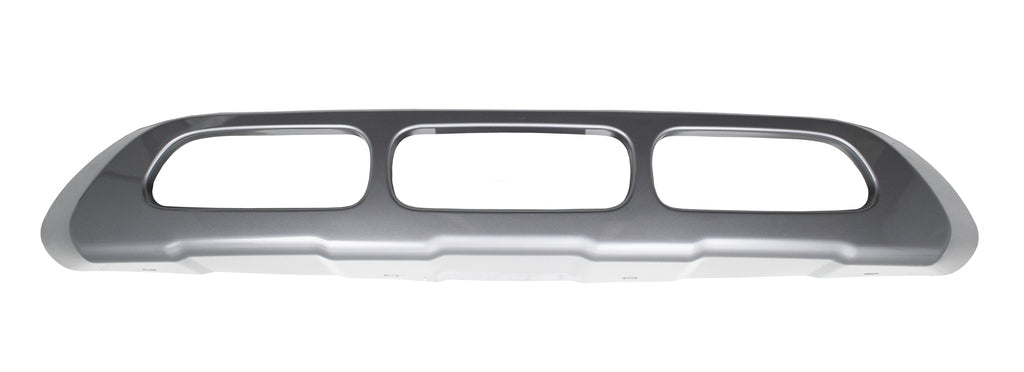 Modanatura Paraurti Anteriore-Centrale-Inferiore-Verniciata-Argento Per Citroen C3 Aircross (CI3301245)