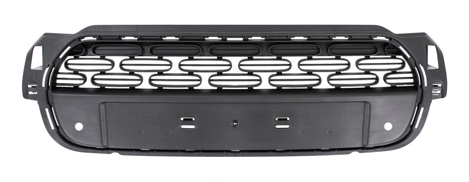 Griglia Paraurti Anteriore-Centrale-Nera-Goffrata-Con Fori Pdc+supporti Per Citroen C3 (CI3312130)