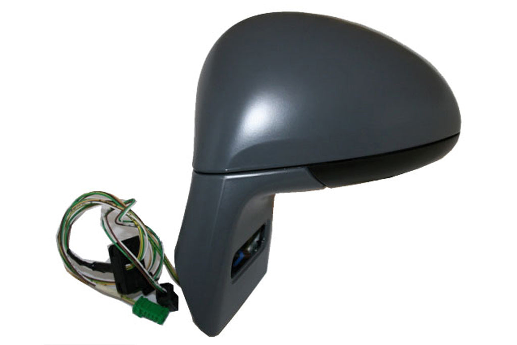 Retrovisore Sinistro-Elettrico-Termico-Con Primer-Convesso-Blu Per Citroen C4 (CI4247314)