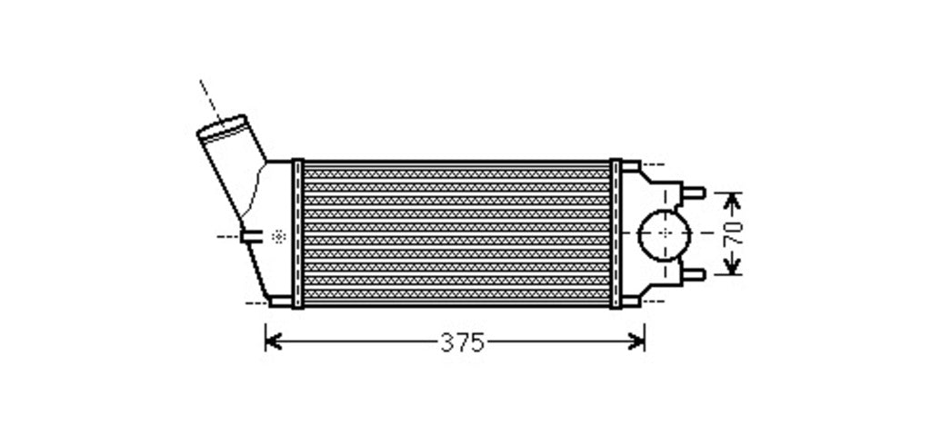 Intercooler Per Citroen C4 (CI424N002)