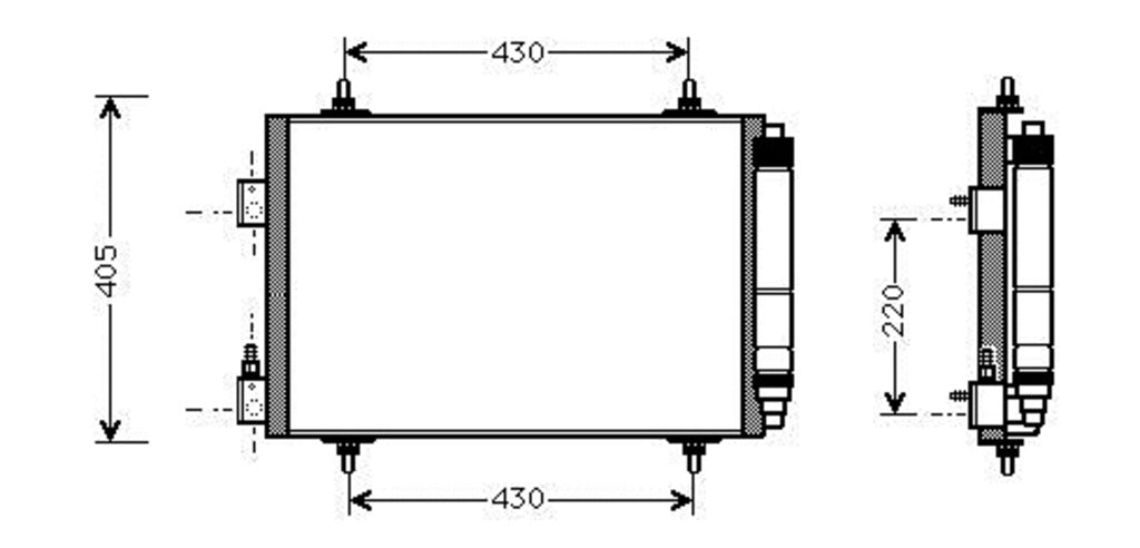 Condensatore Per Citroen C5 (CI520C001)