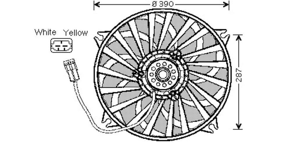 Ventola Per Citroen C5 (CI520F001)