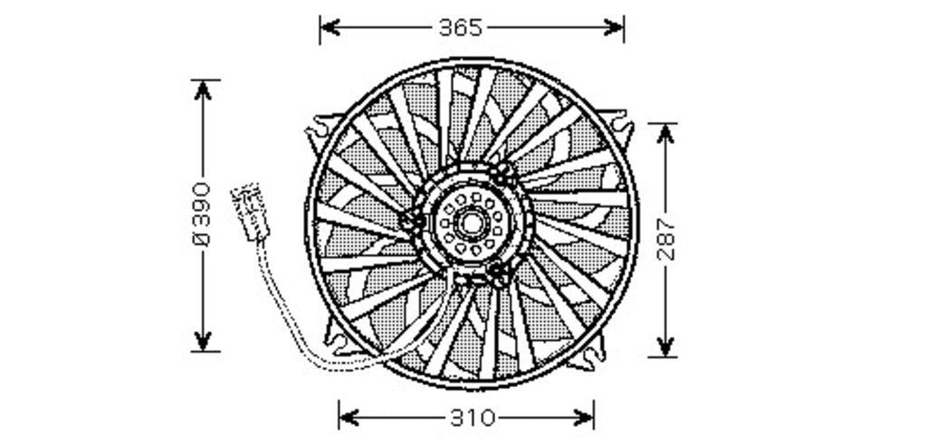 Ventola Per Citroen C5 (CI520F003)