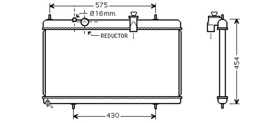 Radiatore Per Citroen C5 (CI522R003)