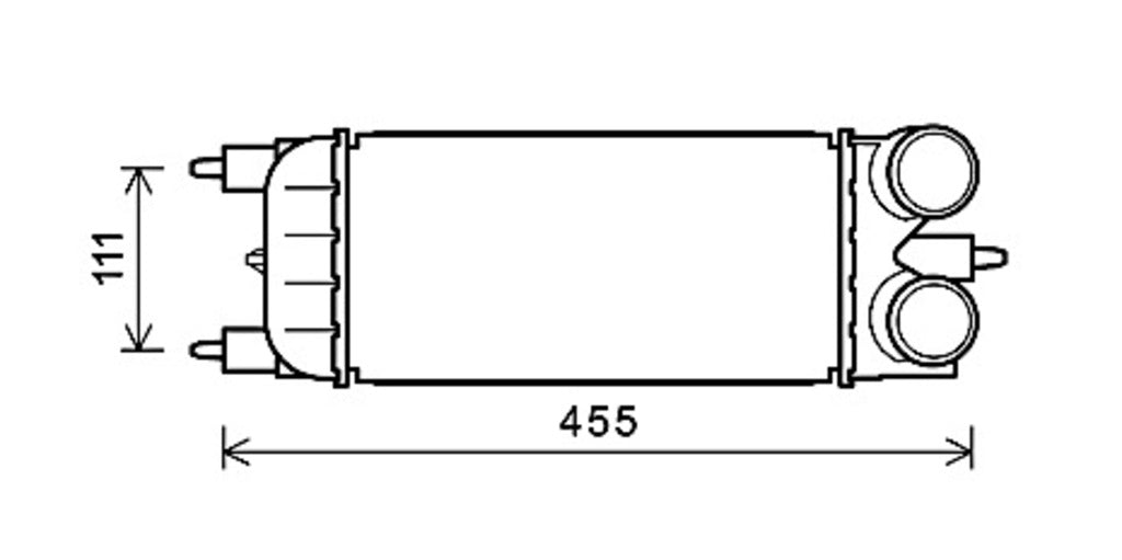 Intercooler Per Citroen C5 (CI525N001)