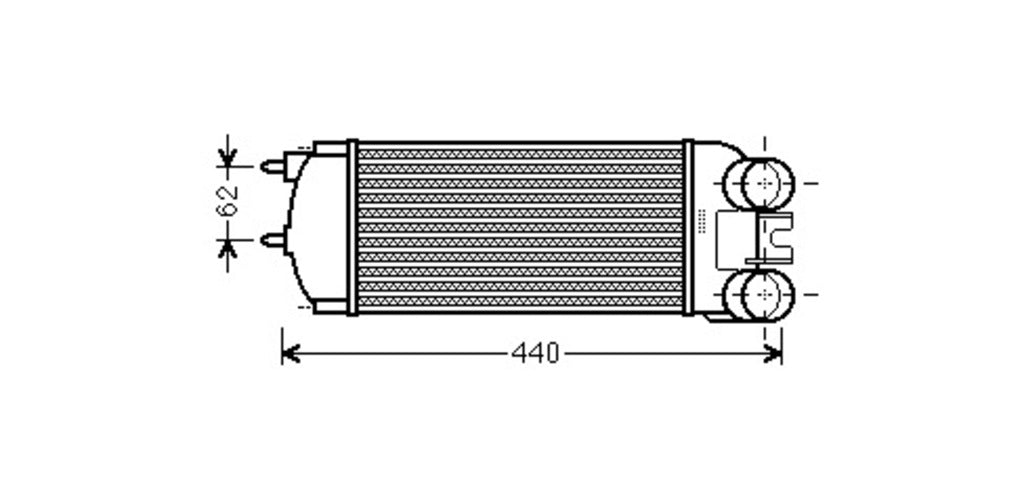 Intercooler Per Citroen Xsara Picasso (CI715N001)