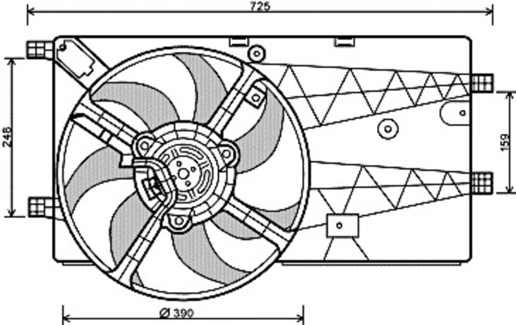 Ventola Per Citroen Nemo (CI907F003)
