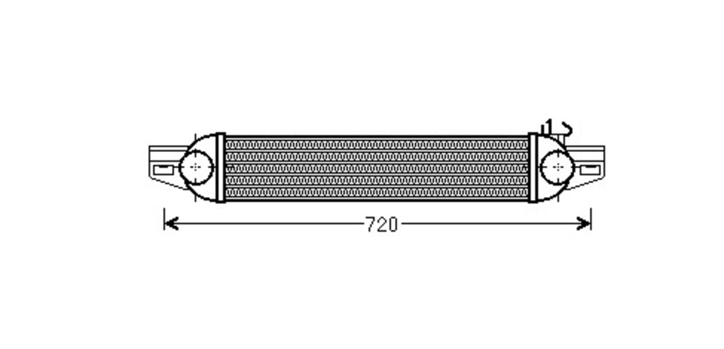Intercooler Per Citroen Nemo (CI907N001)