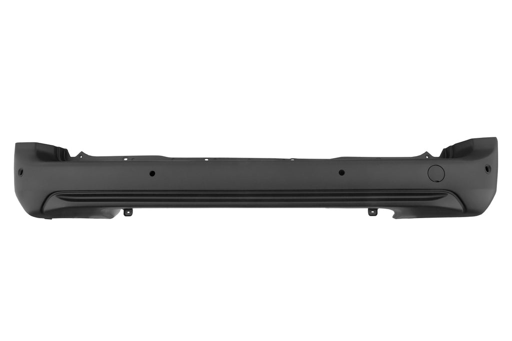 Paraurti Posteriore-Nero-Goffrato-Con Tappo Coprigancio-Con Fori Pdc+supporti-Con Tracce Park Assist Per Citroen Berlingo (CI9241051)