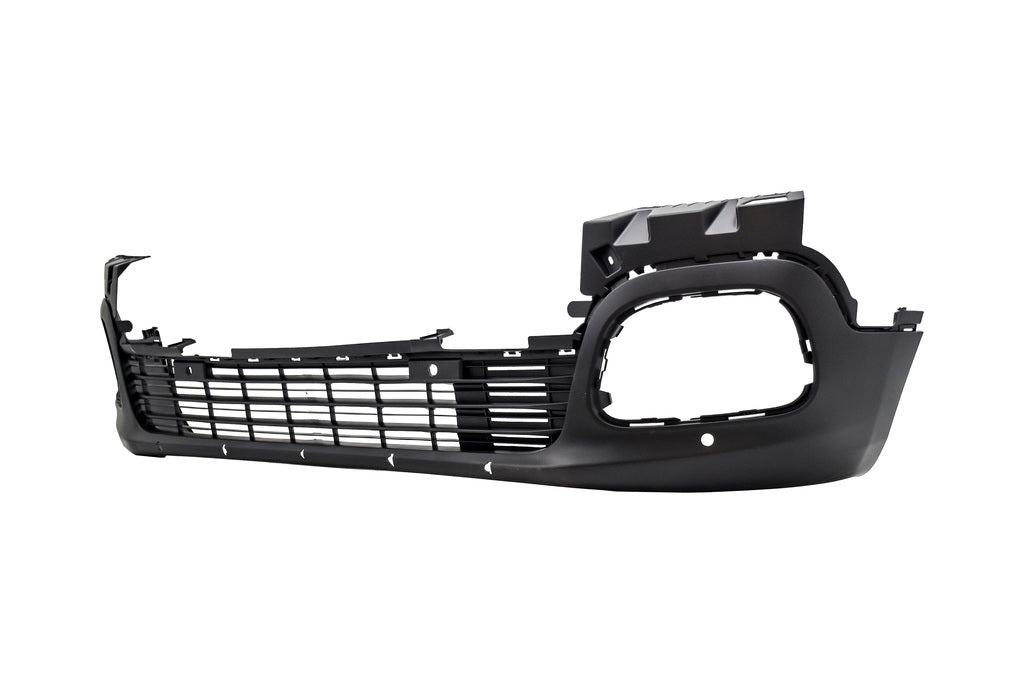 Paraurti Anteriore-Inferiore-Nero-Goffrato-Con Fori Pdc+supporti-Con Fori Modanatura Per Citroen Berlingo Multispace (CI9251042)