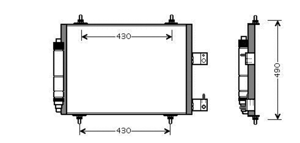Condensatore Per Citroen Jumpy / Dispatch (CI942C001)