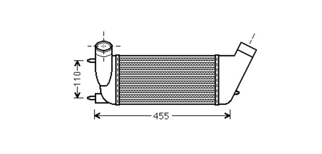 Intercooler Per Citroen Jumpy / Dispatch (CI942N002)