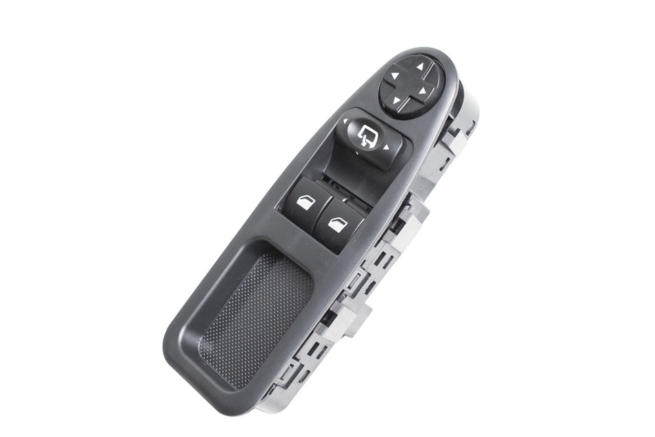 Pulsantiera Alzacristallo Porta Anteriore Sinistra-Nera-2 Interruttori-13 Pins Per Citroen Jumpy / Dispatch (CI942WS04)