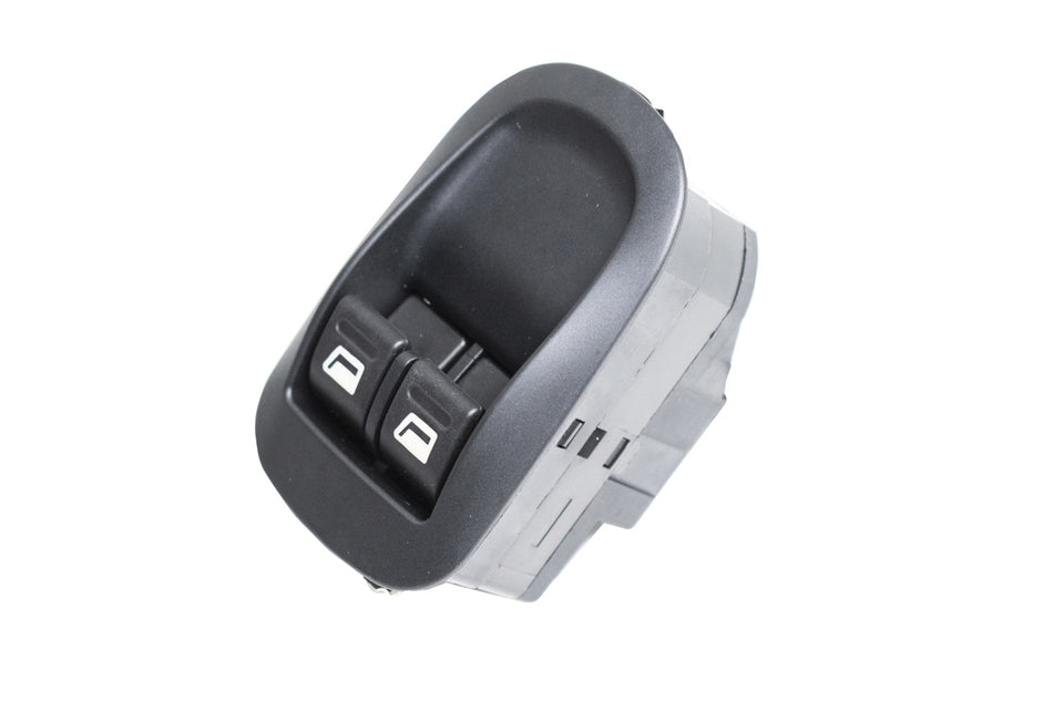 Pulsantiera Alzacristallo Porta Anteriore Sinistra-Nera-2 Interruttori-6 Pins Per Citroen Jumpy / Dispatch (CI942WS24)