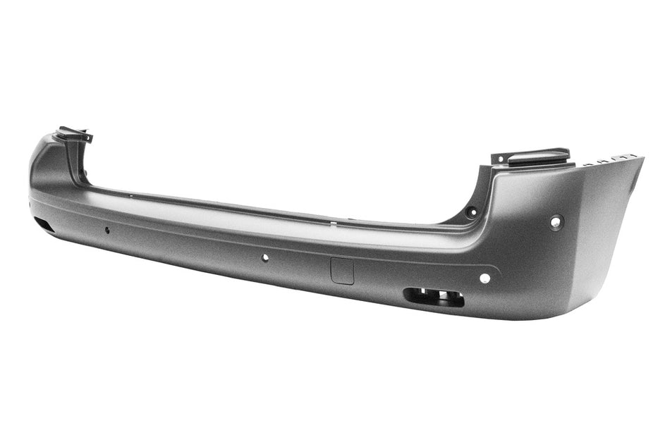 Paraurti Posteriore-Nero-Goffrato-Con Fori Pdc+supporti-Con Fori Park Assist Mod. Passo Corto Van Per Citroen Jumpy / Dispatch (CI9441060)