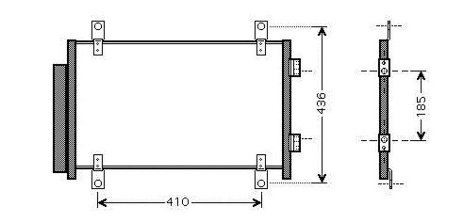 Condensatore Per Citroen Jumper (CI952C001)