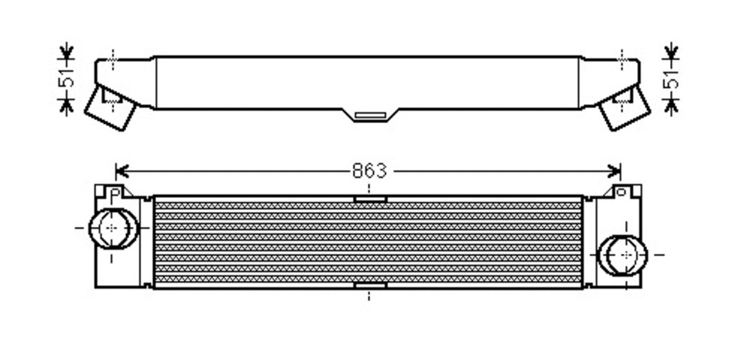 Intercooler Per Citroen Jumper (CI954N001)