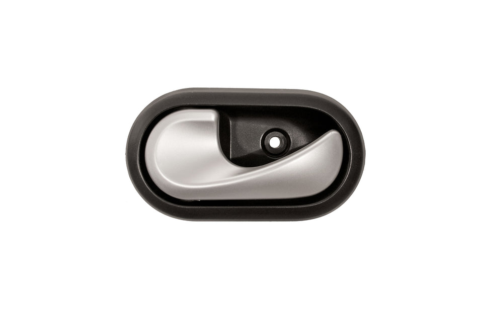 Maniglia Anteriore/posteriore Sinistra-Interna-Con Leva Argento-Con Mostrina Nera-Clip Per Dacia Sandero (DA2208608)