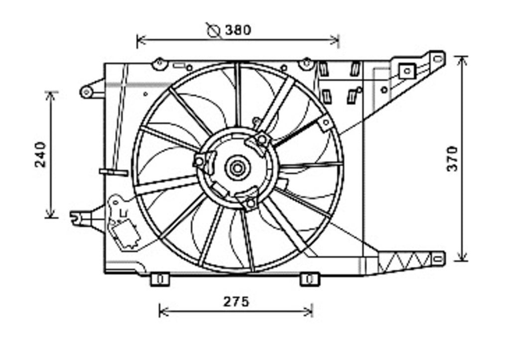 Ventola Per Dacia Sandero (DA220F001)