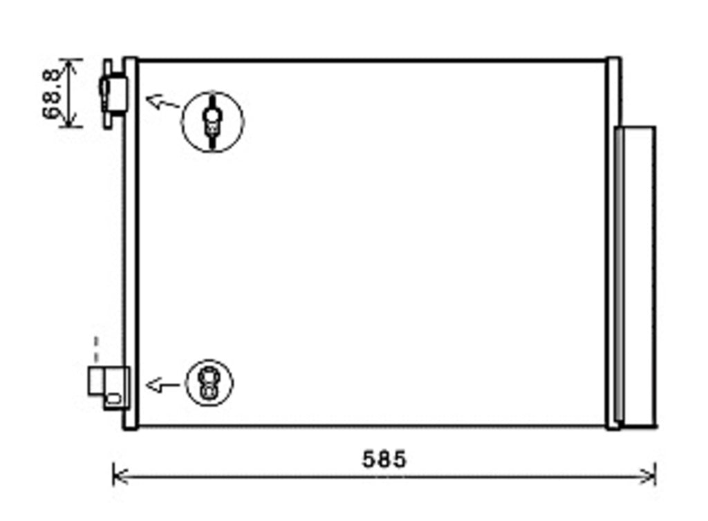 Condensatore Per Dacia Sandero Stepway (DA226C001)
