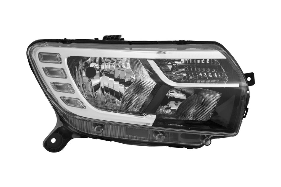Proiettore Destro H7+h7-Elettrico-Senza Motore-Led Per Dacia Sandero (DA2284915)