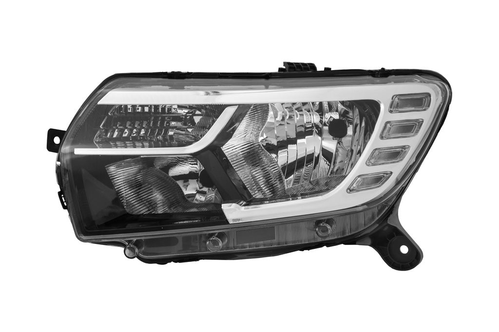 Proiettore Sinistro H7+h7-Elettrico-Senza Motore-Led Per Dacia Sandero (DA2284916)